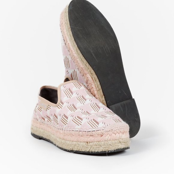 Lanvin Pink Monogram Espadrilles - Picture 4 of 10